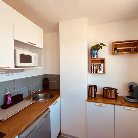 Estudio 1ere Ligne Vue ,place De Parking Privee Acces A La De La 3eme Etage Apartment Palavas-les-Flots
